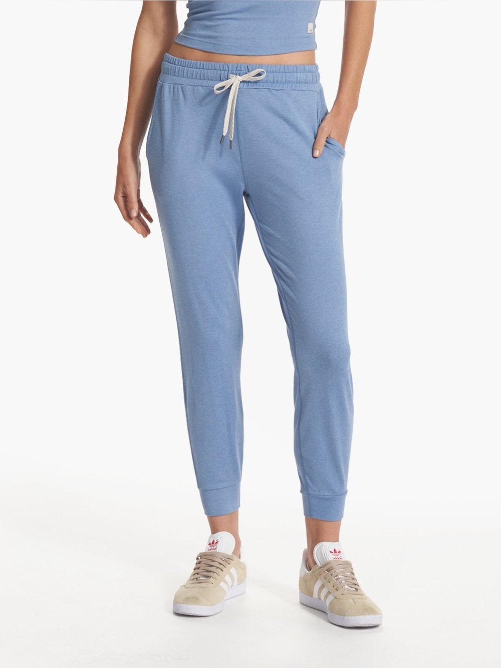 Vuori Dreamknit Performance Jogger in  Isle Blue Heather